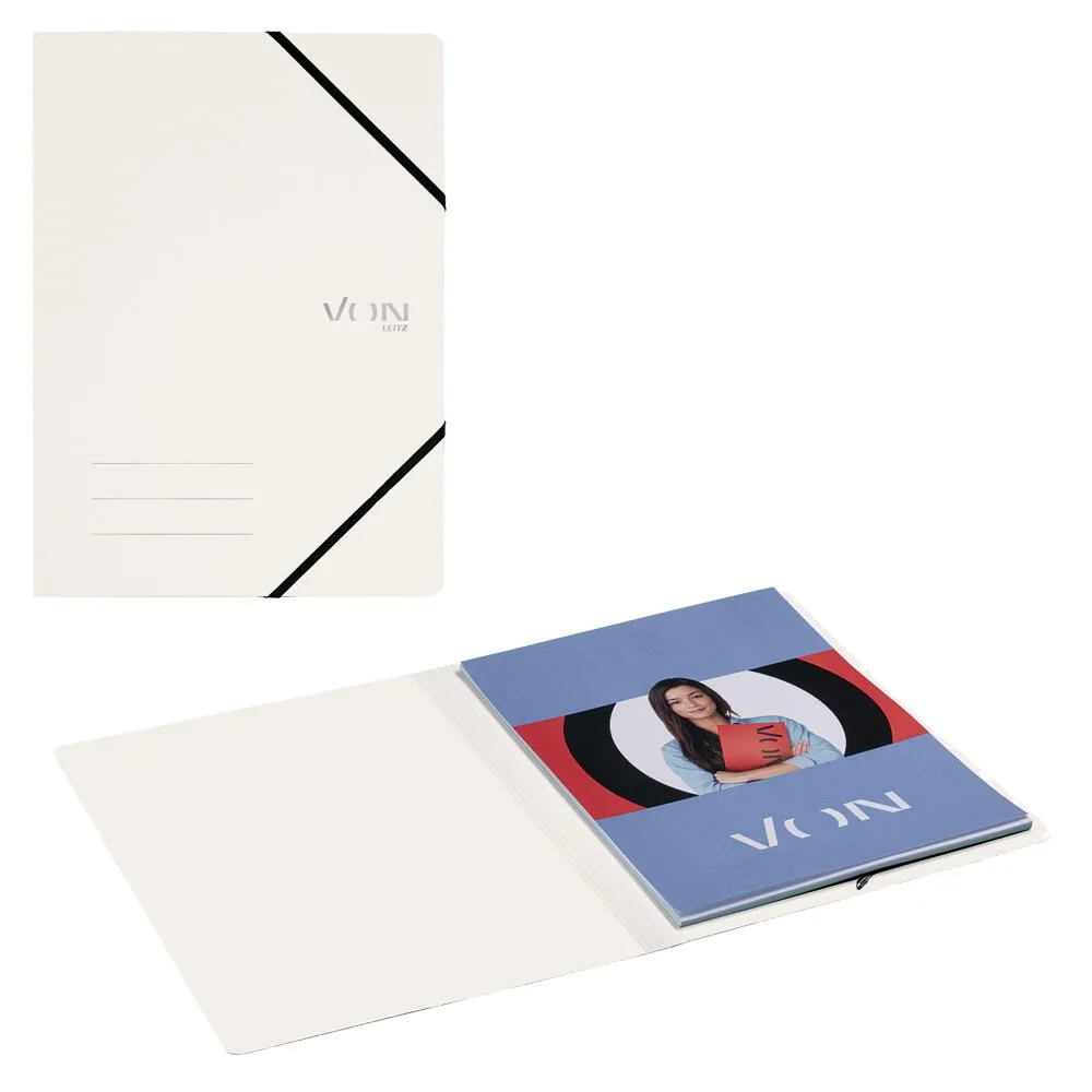VON LEITZ Eckspanner DIN A4 weiß, 1 St. fra Leitz – produktbillede