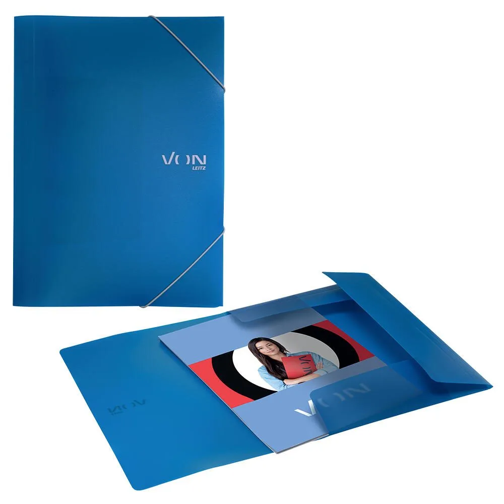 VON LEITZ Sammelmappe DIN A4 blau, 1 St. fra Leitz – produktbillede