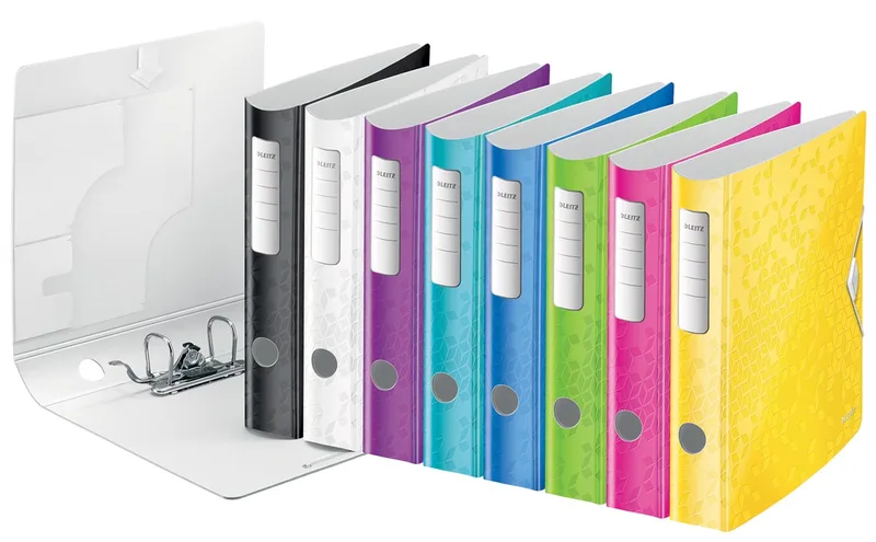 WOW ordner Active, geassorteerde kleuren, rug van 6,5 cm by Leitz – product photo