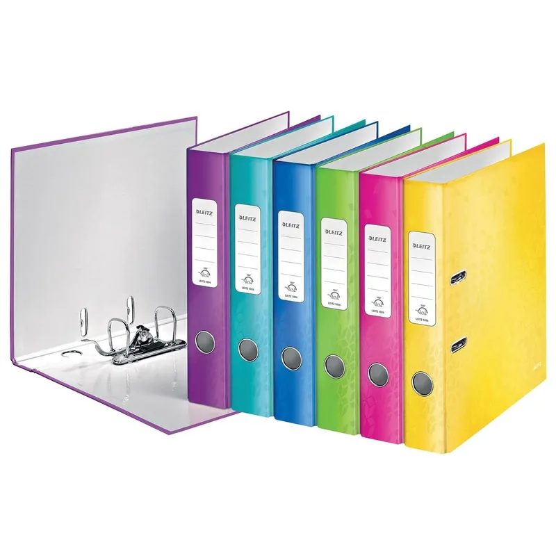 WOW ordner, geassorteerde kleuren, rug van 5,2 cm by Leitz – product photo