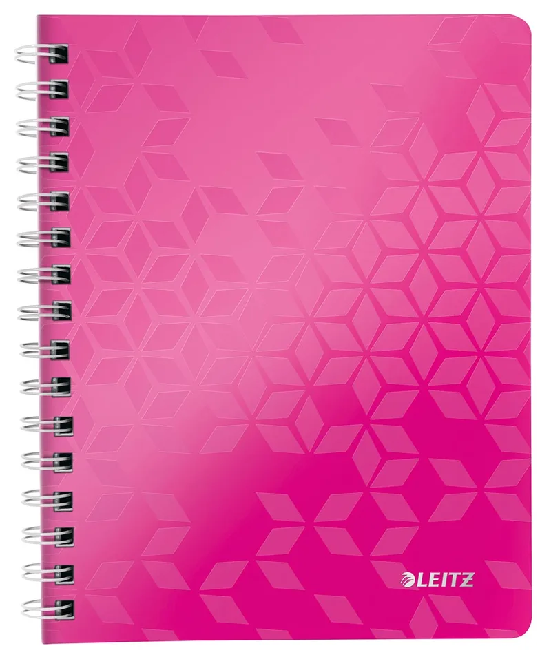 WOW schrift ft A4, gelijnd, roze de Leitz – photo produit