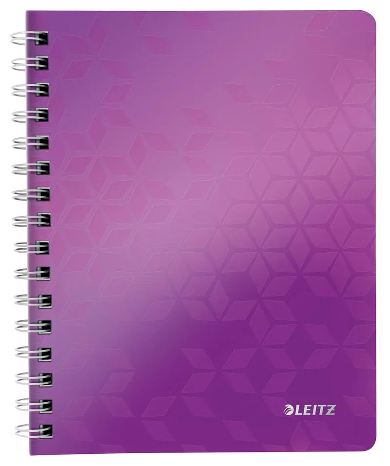 WOW schrift ft A5, gelijnd, paars by Leitz – product photo