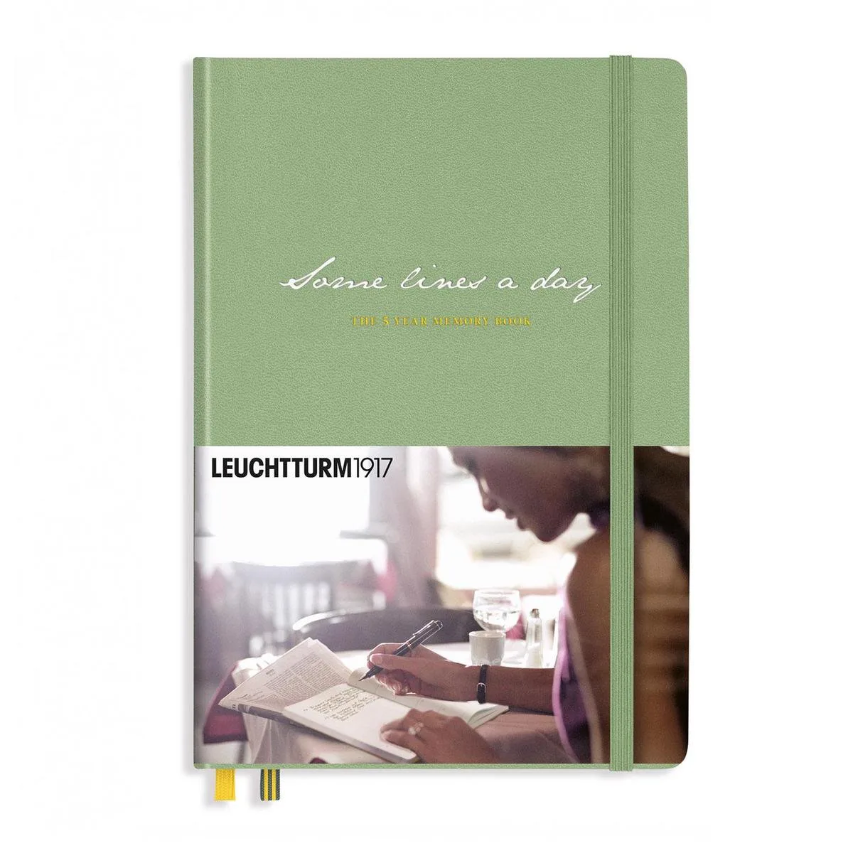 A5 - Dagboek Some Lines A Day - Sage (lichtgroen) de Leuchtturm1917 en Vert – photo produit