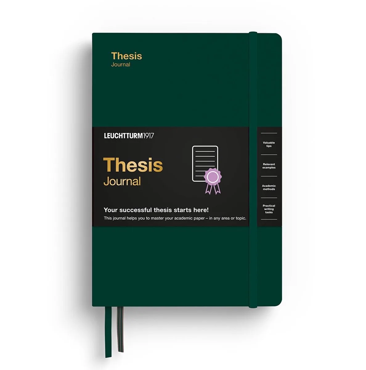 A5 Thesis Journal von Leuchtturm1917 in Forest green – Produktfoto