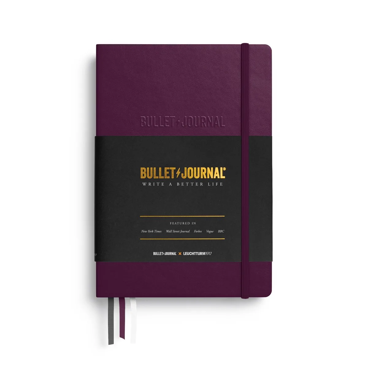 Bullet Journal Editie 2.0 - A5 Medium 14,5 x 21 cm - Purple - harde kaft - dotted - stippellijnen van Leuchtturm1917 in Paars – productfoto