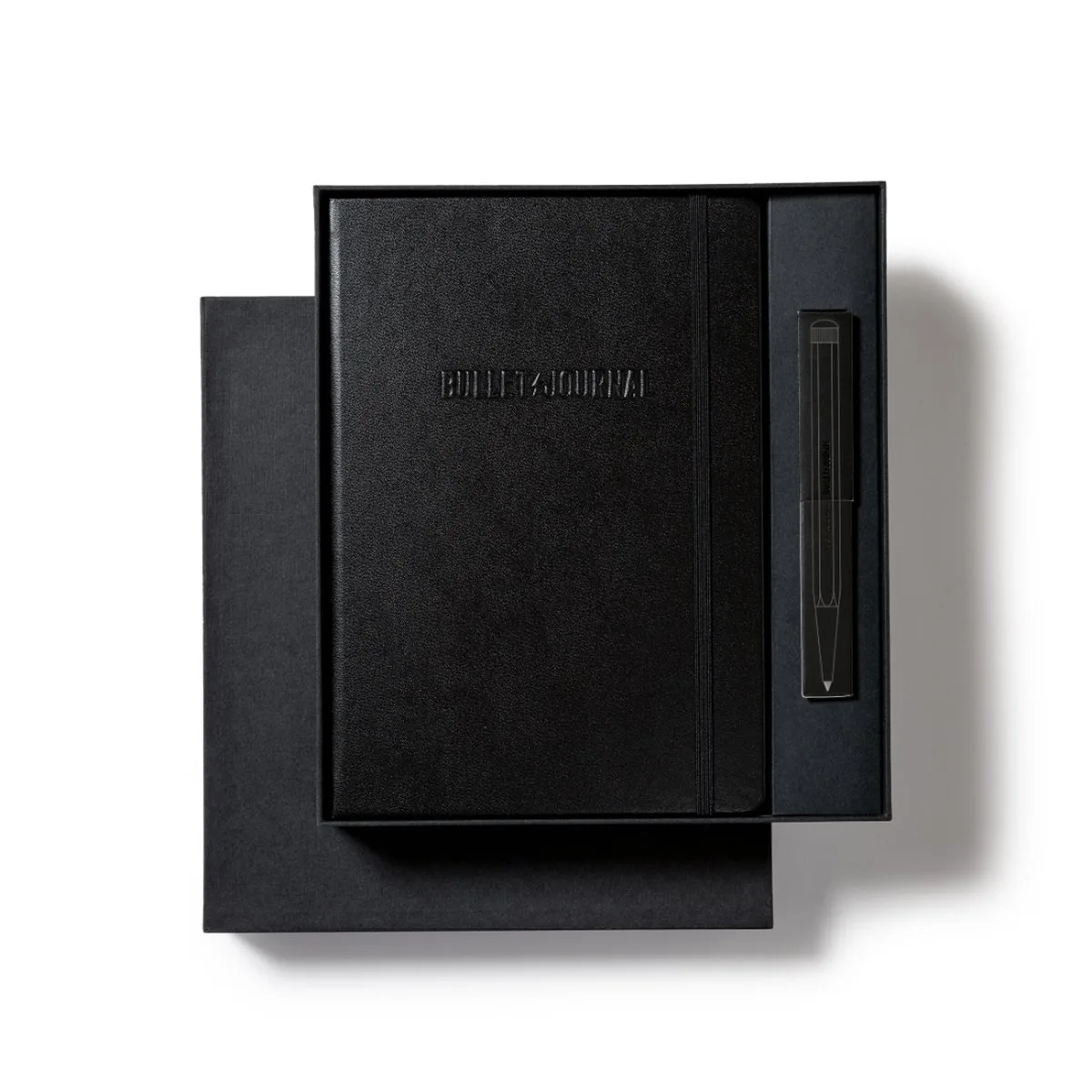 bullet journal - notitieboek - stealth collectors set - all black fra Leuchtturm1917 i Sort – produktbillede