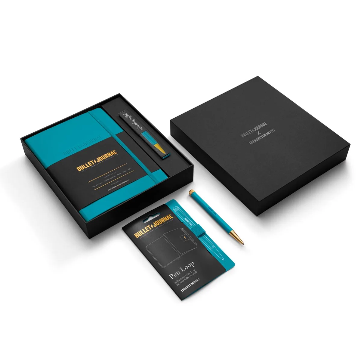 Bullet Journal® Stealth Collector‘s Set Turquoise25 fra Leuchtturm1917 i Turkis – produktbillede