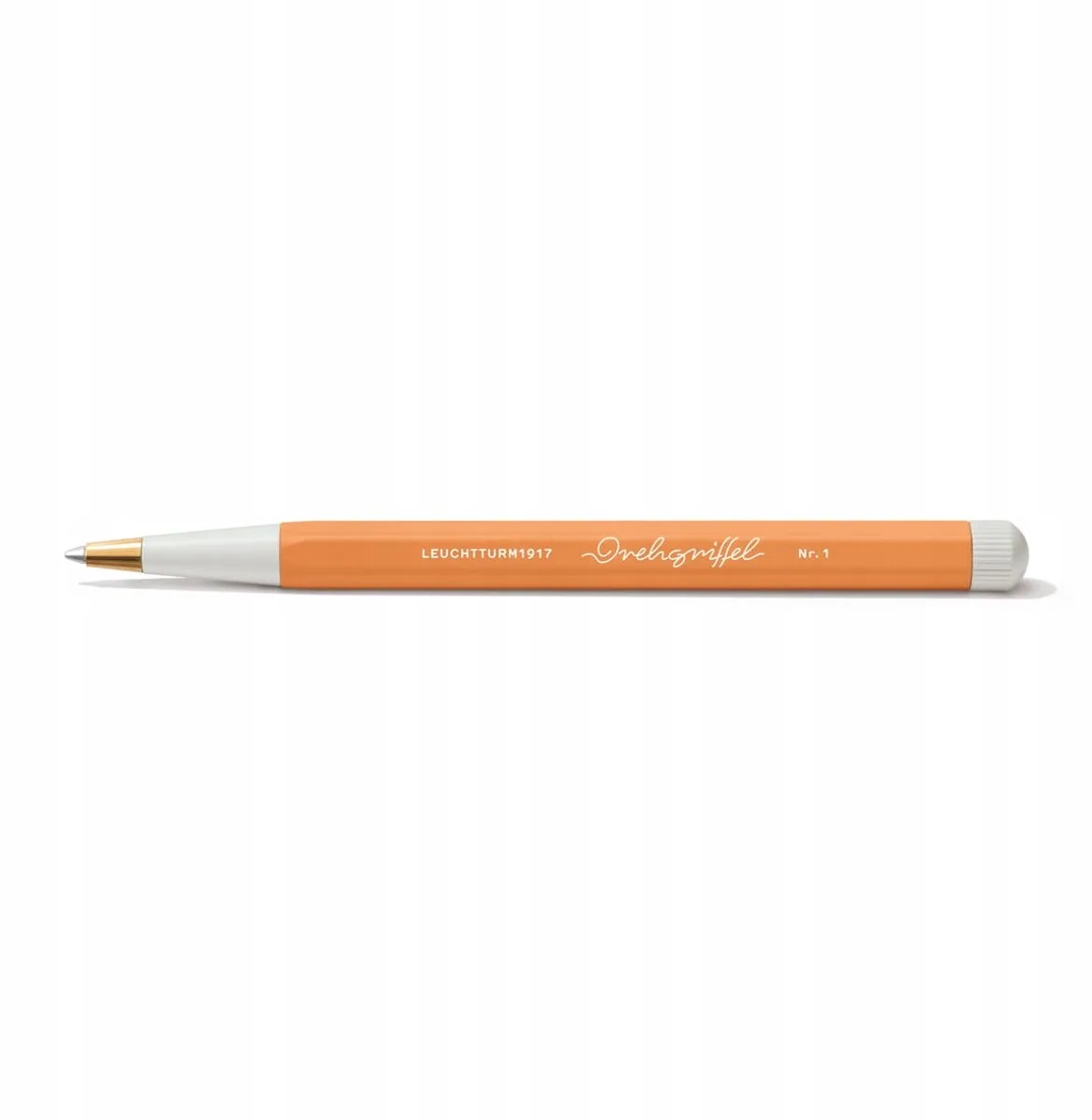 Drehgrifel Vulpen - aluminium en messing de Leuchtturm1917 en Abrikoos – photo produit