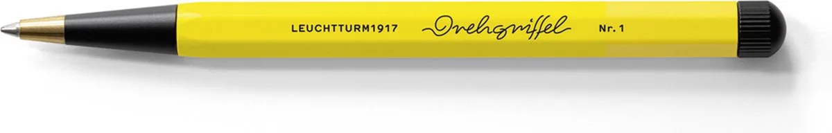 Drehgriffel Nr. 1 Balpen Bauhaus Edition (Lemon/Black) de Leuchtturm1917 en Jaune – photo produit