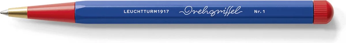Drehgriffel Nr. 1 Balpen Bauhaus Edition (Royal Blue/Red) by Leuchtturm1917 in Koningsblauw – product photo