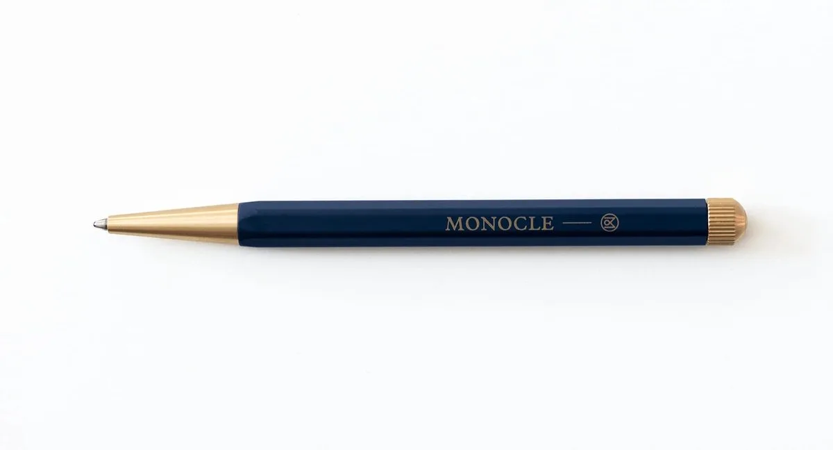 Drehgriffel Pen - Monocle Edition de Leuchtturm1917 en Marineblauw – photo produit
