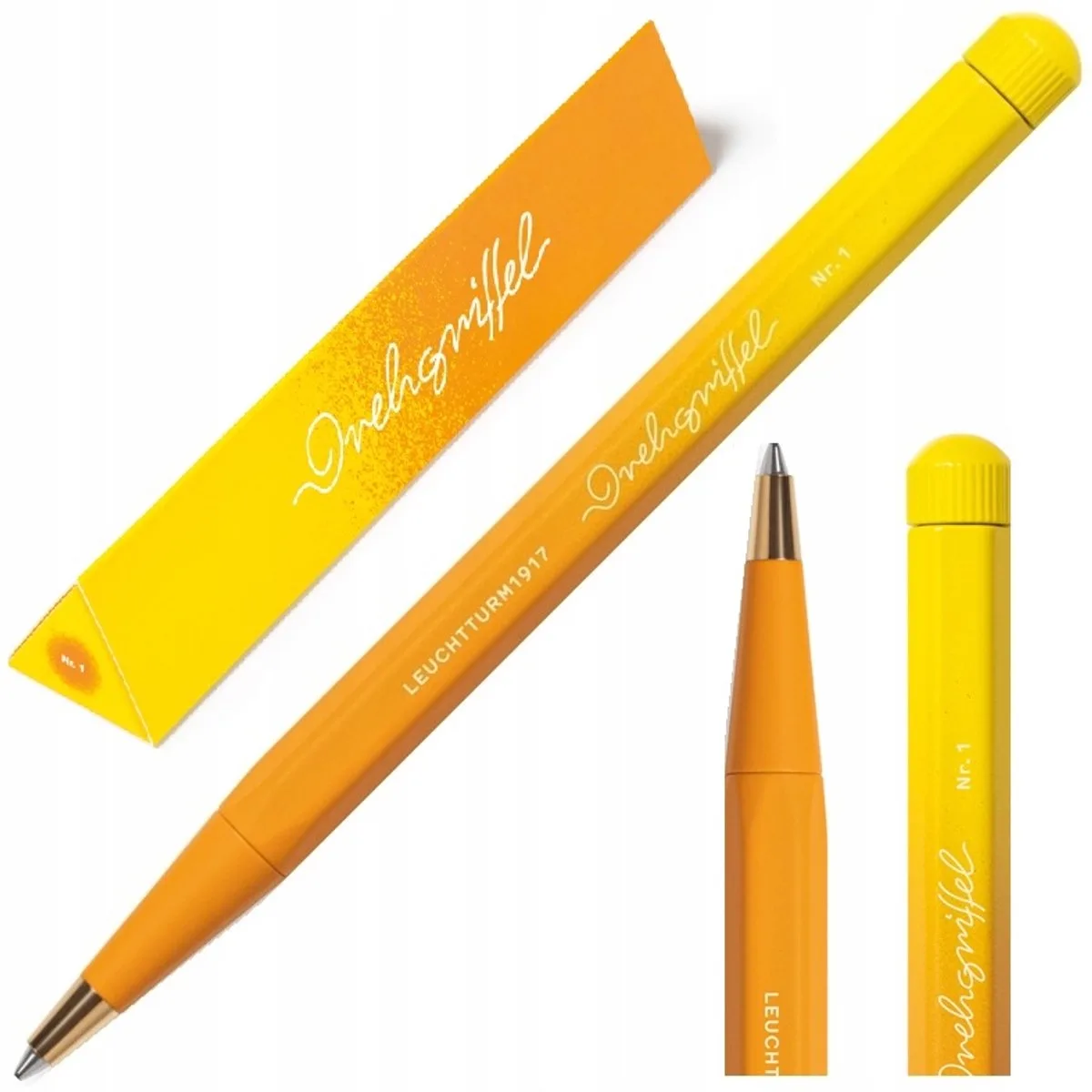 Drehgriffel Twist Vulpen - Gradiënteditie de Leuchtturm1917 en Rising Sun, Lemon – photo produit