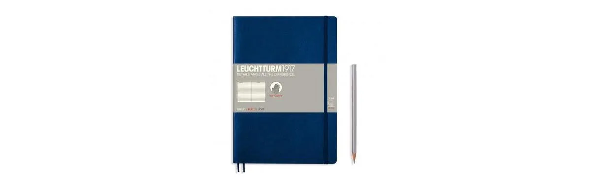Notitieboek Composition B5 - Softcover - Gelinieerd van Leuchtturm1917 in Donkerblauw – productfoto