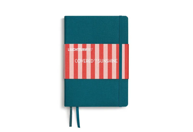 Notizbuch Medium A5 Hardcover Covered for Sunshine Atlantic Dotted by Leuchtturm1917 in Blue – product photo