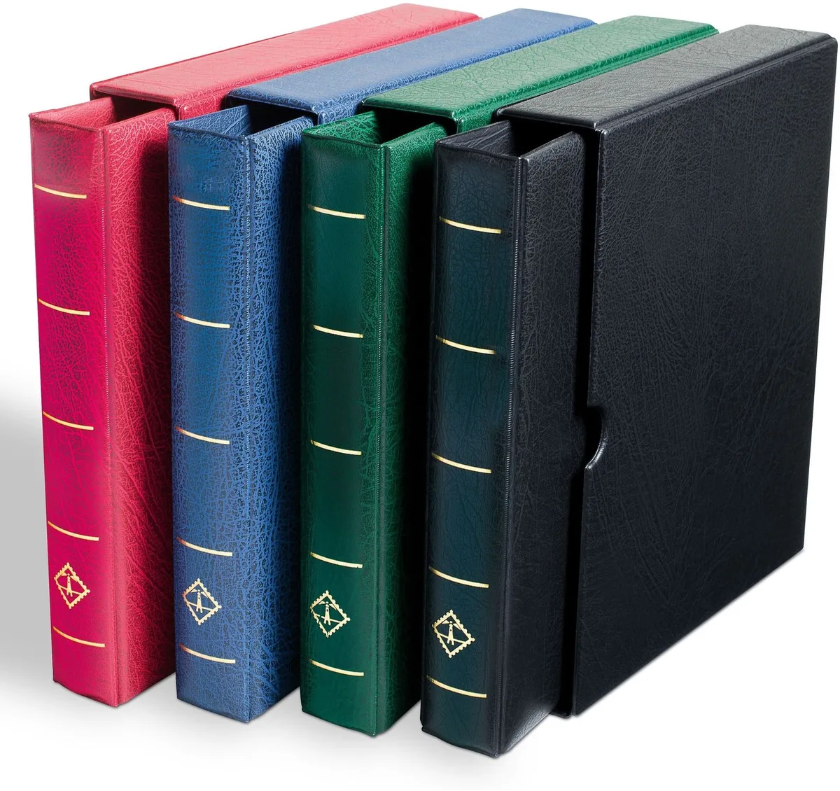 OPTIMA F ringband met cassette voor maximaal 50 bladen van Leuchtturm1917 in Blauw – productfoto
