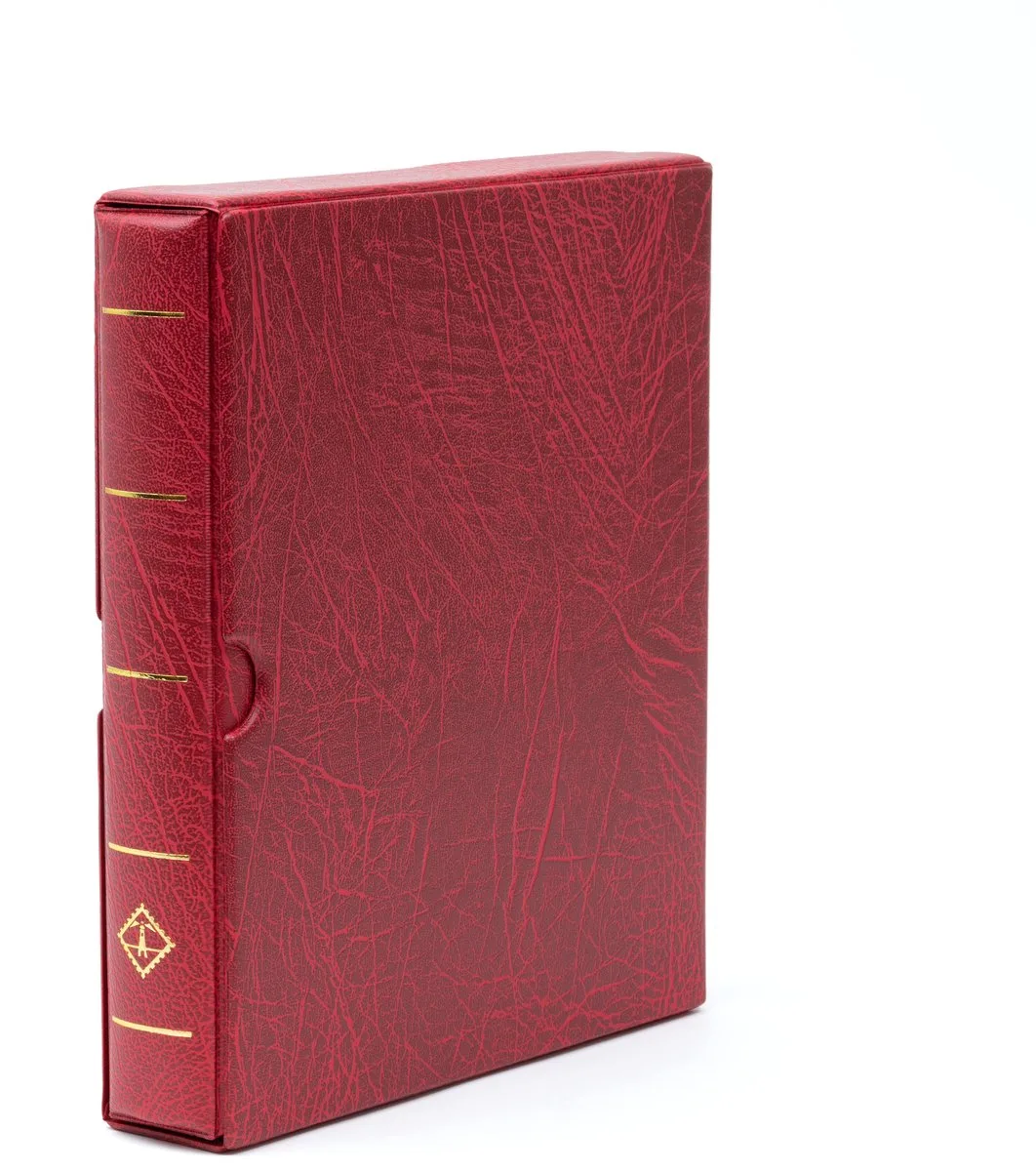 OPTIMA F ringband met cassette voor maximaal 50 bladen de Leuchtturm1917 en Rouge – photo produit