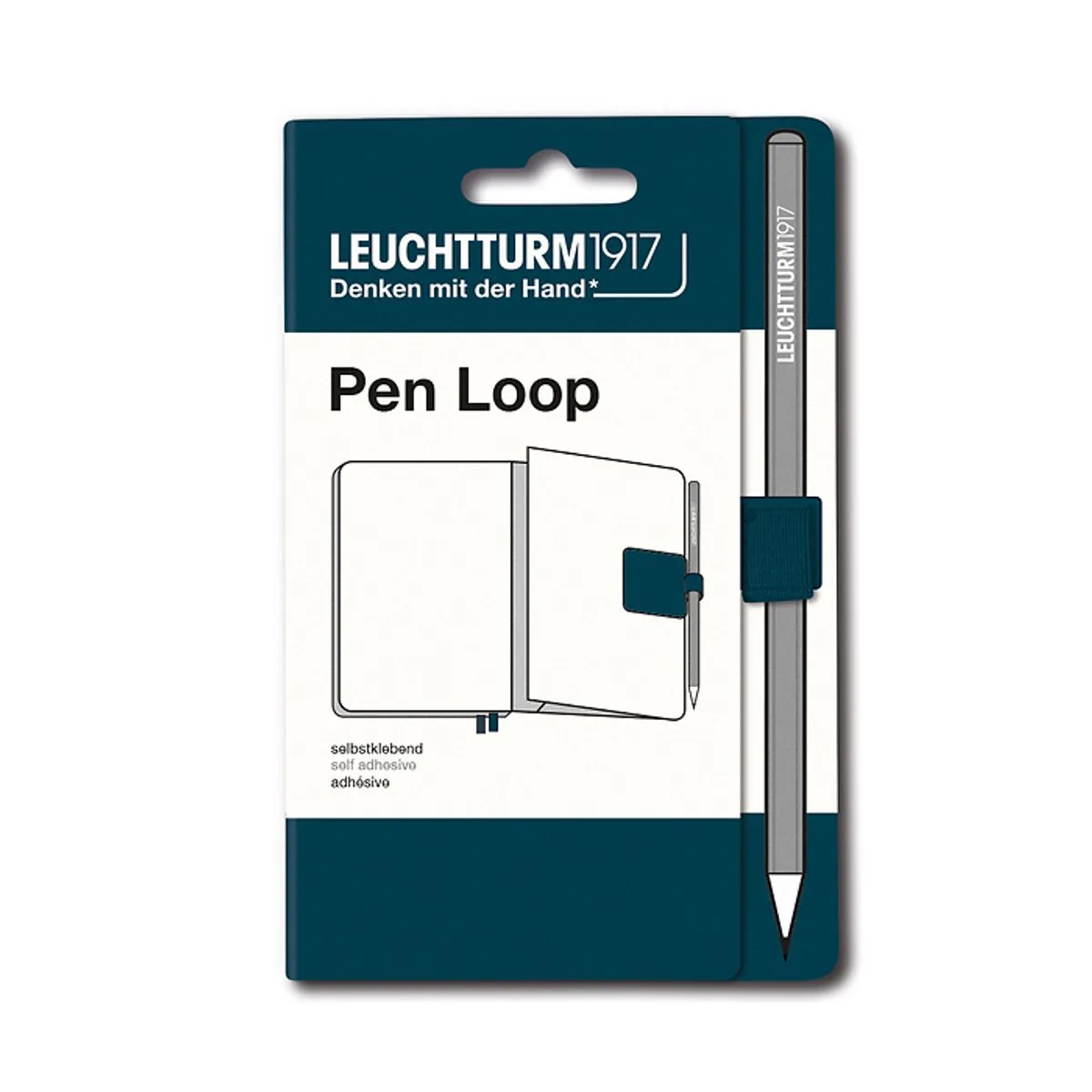 Pen Loop - Deep Sea - Pennenlus - donkerblauw de Leuchtturm1917 en Diep donkerblauw (deep sea) – photo produit
