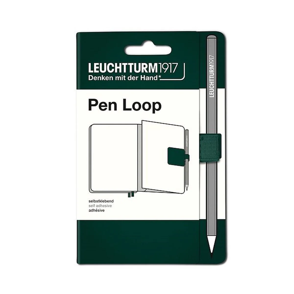 Pen loop Natural Colours Forest Green de Leuchtturm1917 en Vert – photo produit