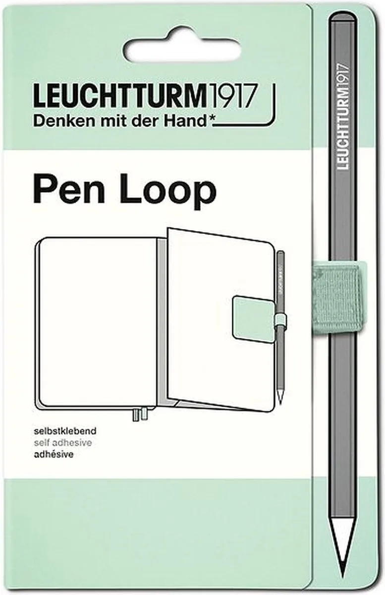 Pen loop Natural Colours fra Leuchtturm1917 i Mint green – produktbillede