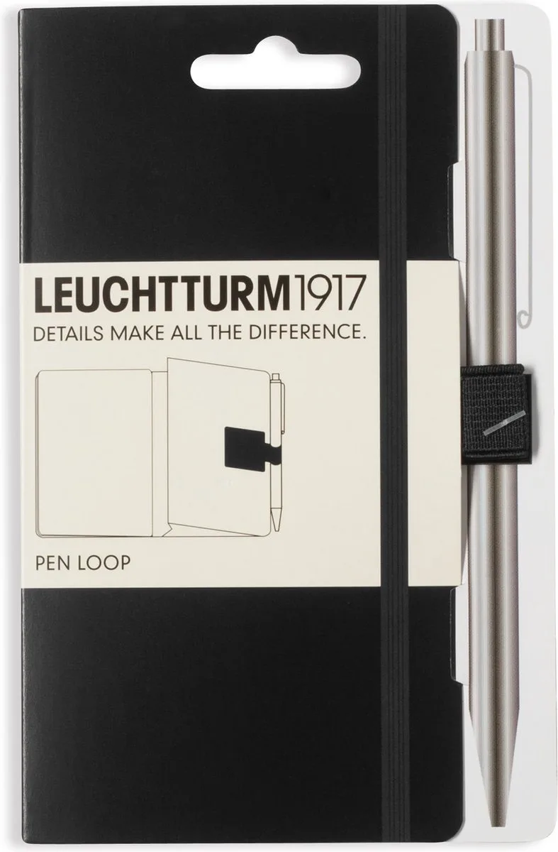 Pen Loop de Leuchtturm1917 en Noir – photo produit