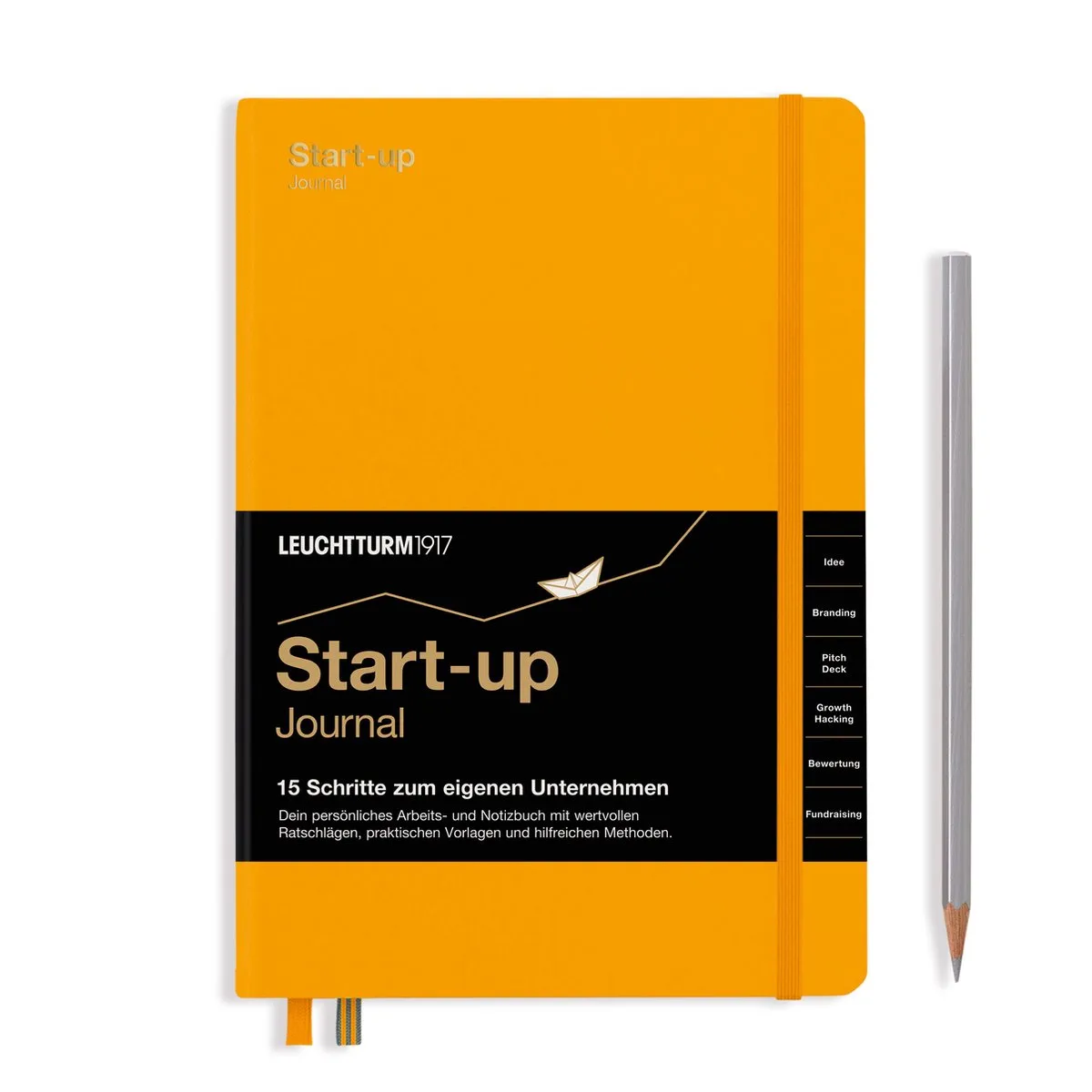 Start-up Journal A5 Hardcover - Rising Sun de Leuchtturm1917 en Orange – photo produit