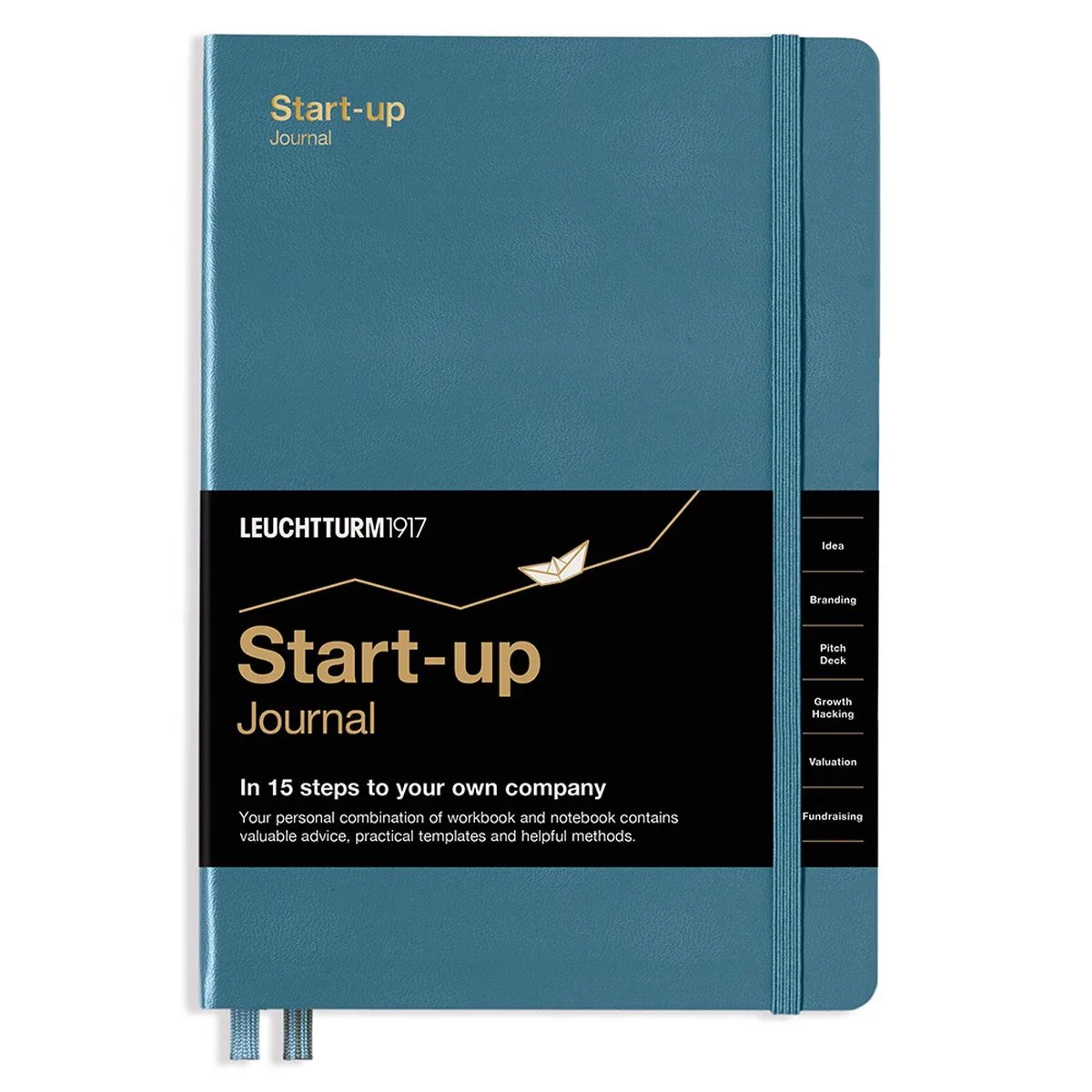 Start-up Journal - Stone Blue de Leuchtturm1917 en Bleu – photo produit