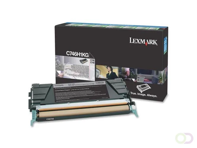 C746H1KG Cartouche 12000pages Noir cartouche toner et laser de Lexmark – photo produit