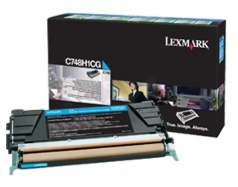C748 tonercartridge by Lexmark in Cyaan – product photo