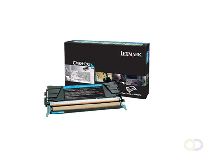 C748H1CG Cartouche 10000pages Cyan cartouche toner et laser de Lexmark – photo produit