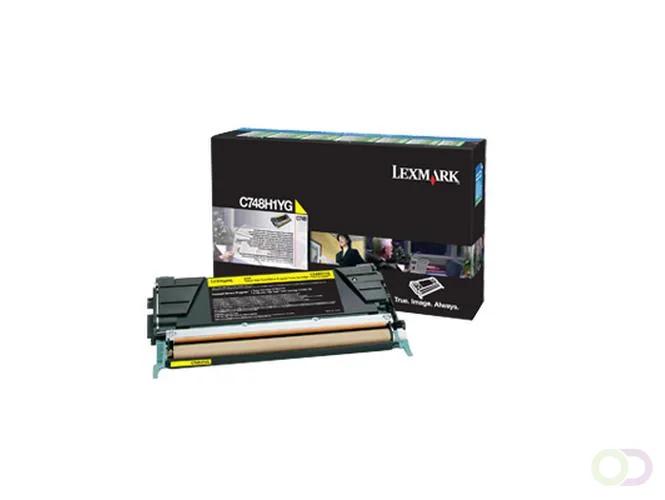 C748H1YG Cartouche 10000pages Jaune cartouche toner et laser by Lexmark – product photo