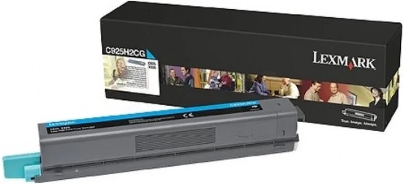 C925H2CG Tonercartridge by Lexmark in Cyaan – product photo