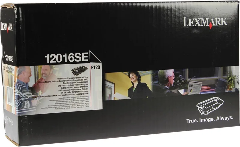 E120 - Toner Zwart by Lexmark in Black – product photo