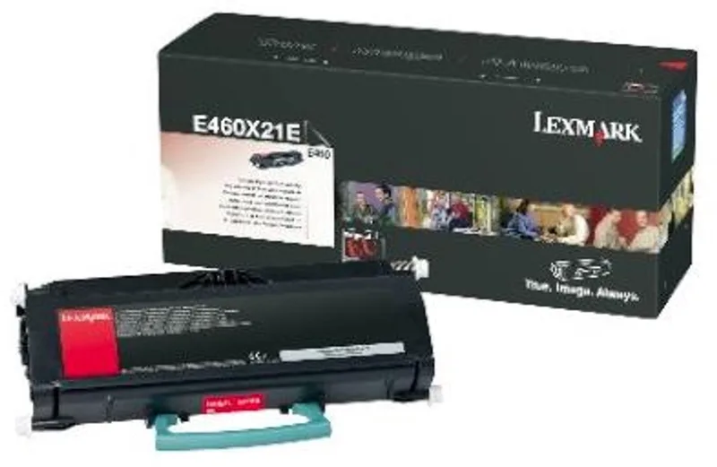 E460 tonercartridge standard capacity 15.000 pagina's 1-pack by Lexmark in Black – product photo