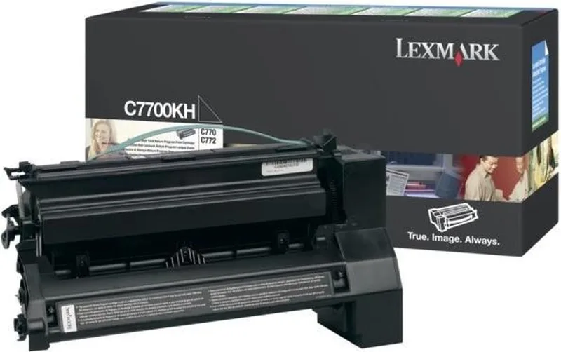 Hoog Rendement Retourprogramma Printcartridge Voor C770/C772 by Lexmark in Black – product photo