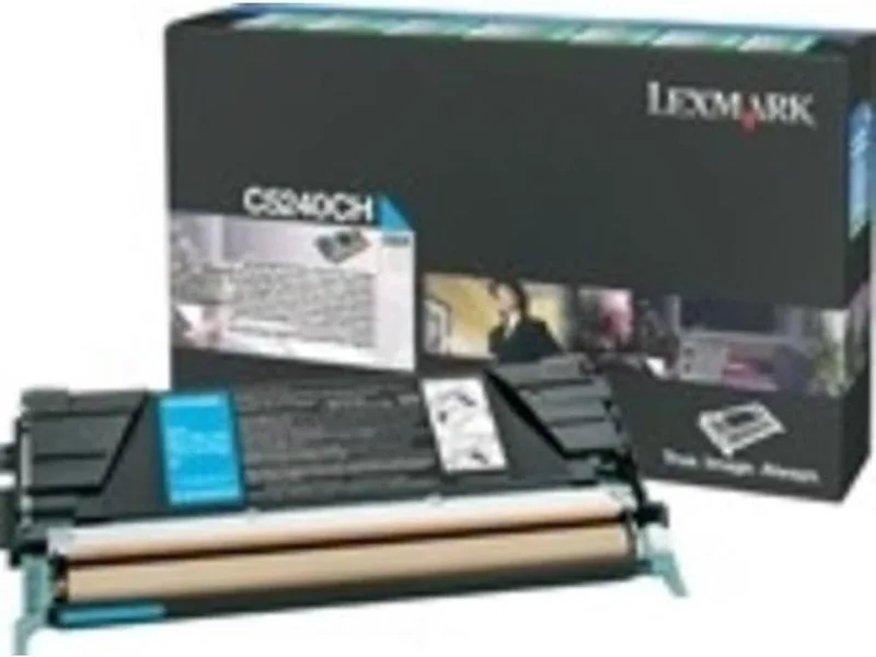 Lexmark 00C5240CH Tonercartridge - HC by Lexmark in Cyaan – product photo