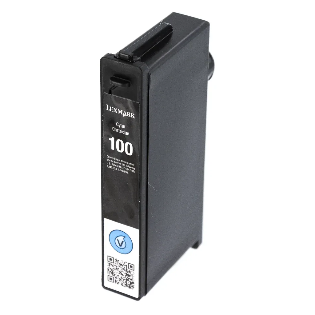 Lexmark 100 Blækpatron cyan, 200 sider 14N0900E N/A från Lexmark – produktbild