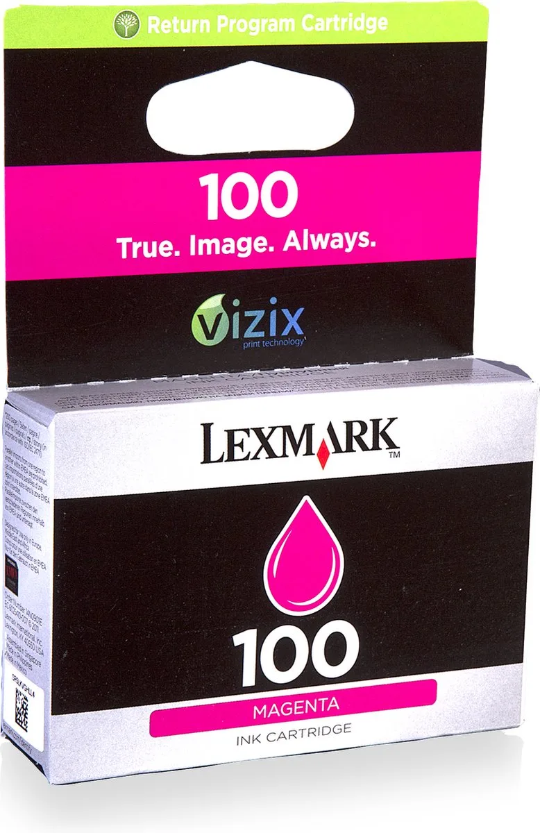 Lexmark 100 Inktcartridge by Lexmark in Magenta – product photo