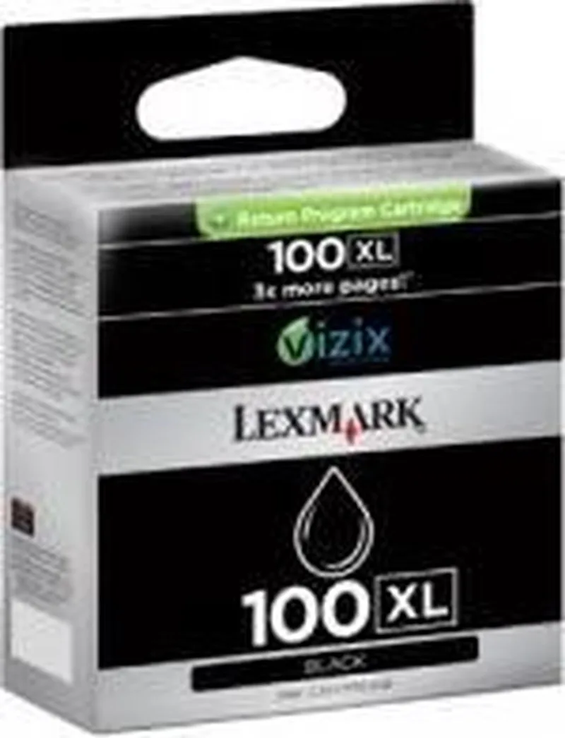 Lexmark 100XL Black High Yield Return Program Ink Cartridge by Lexmark in Black – product photo