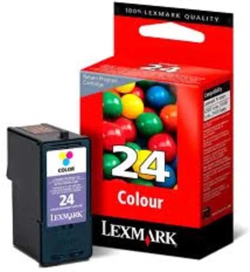 Lexmark 24 - Inktcartridge / Magenta / Geel de Lexmark en Cyaan – photo produit