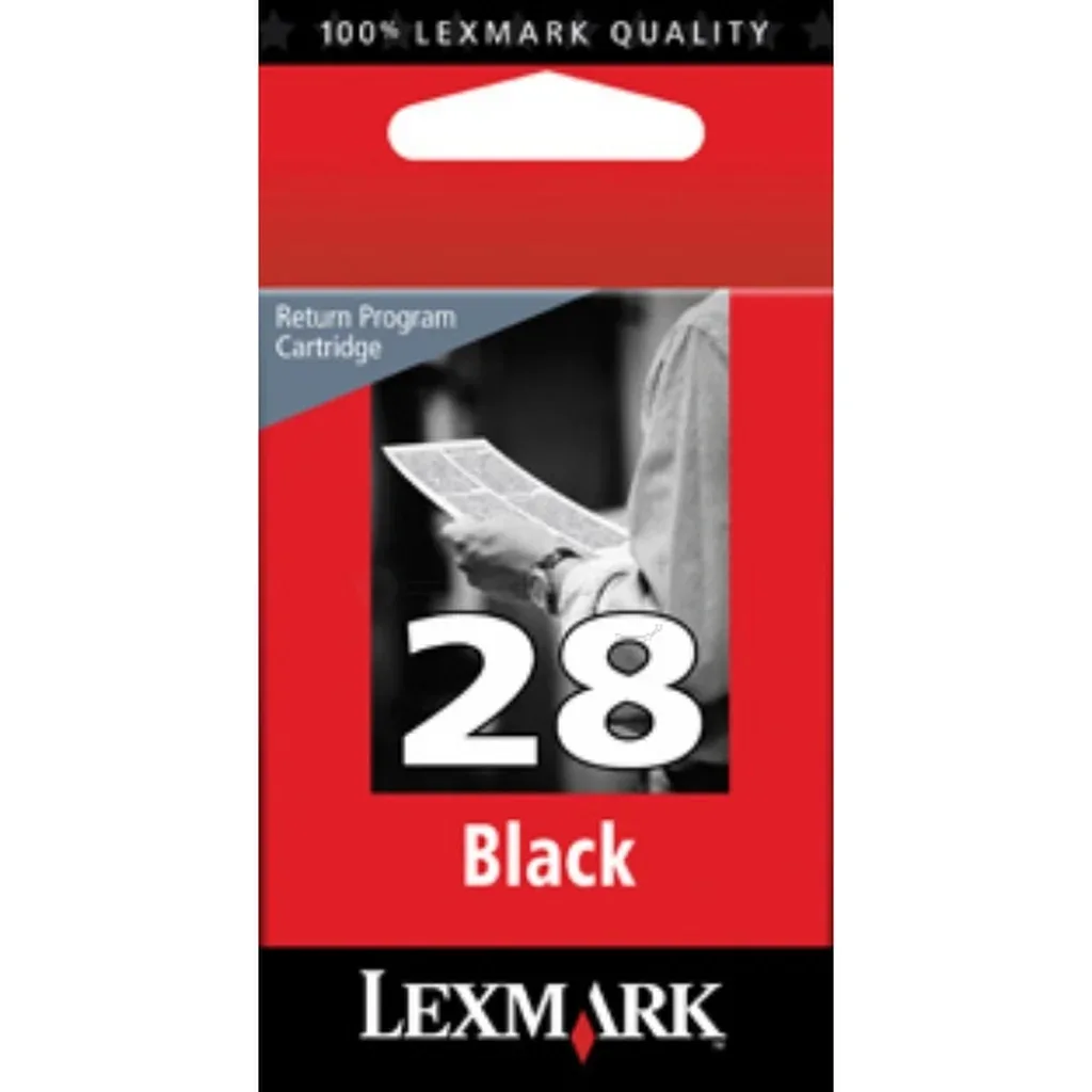 Lexmark 28 Blækpatron sort 18C1428 N/A de Lexmark – photo produit