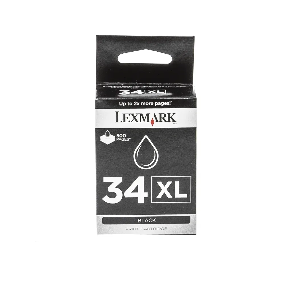 Lexmark 34XL Blækpatron sort 18C0034 N/A van Lexmark – productfoto