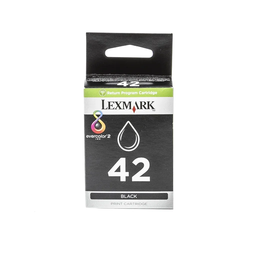 Lexmark 42 Blækpatron sort 18Y0142E N/A fra Lexmark – produktbillede