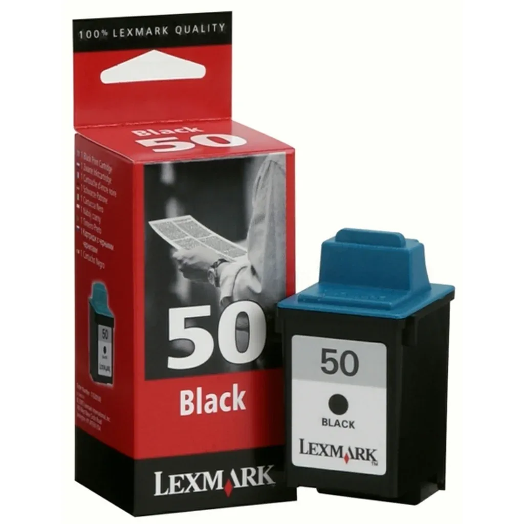 Lexmark 50 Blækpatron sort, 24 ml 17G0050 N/A van Lexmark – productfoto