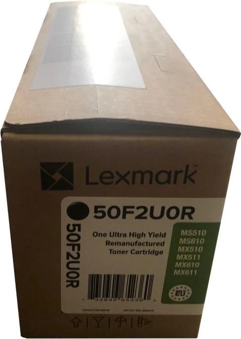 Lexmark 50F2U0R tonercartridge 1 stuk(s) Origineel Zwart by Lexmark – product photo