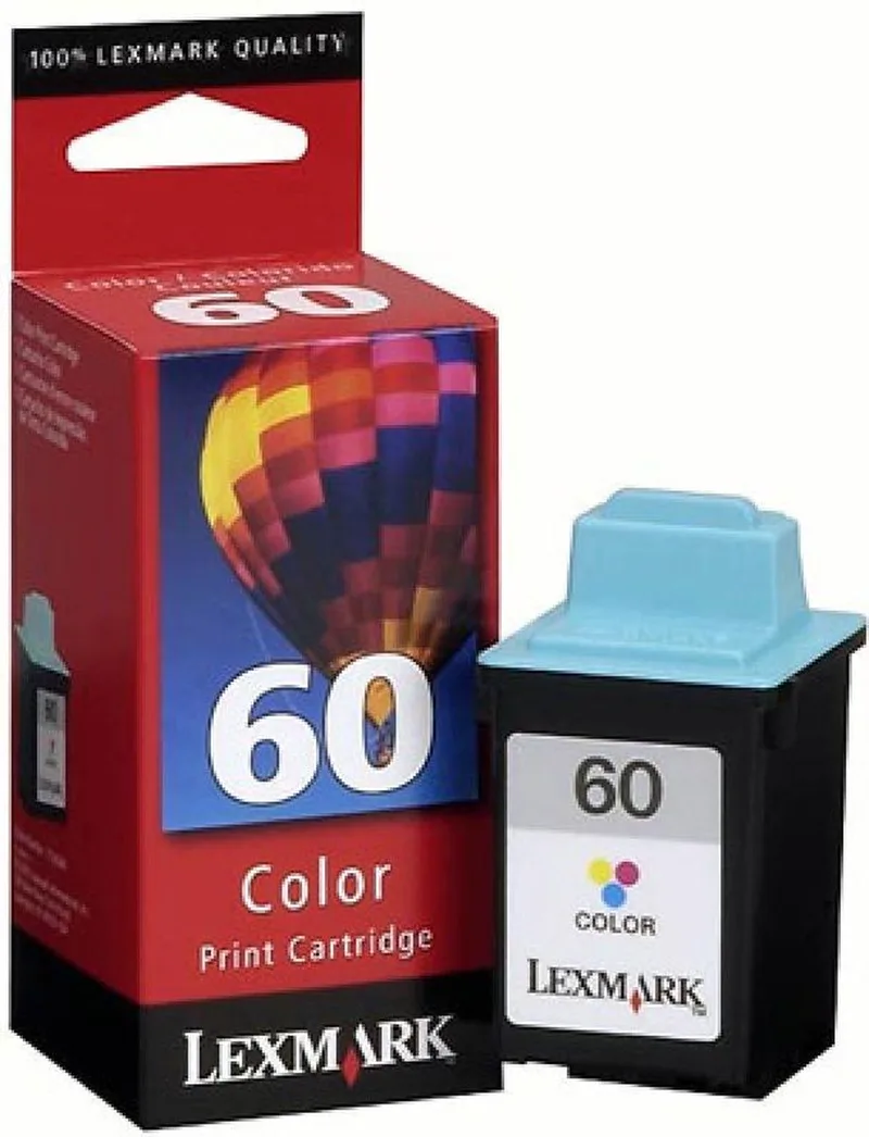 Lexmark 60 Inktcartridge - Magenta / Geel von Lexmark in Cyaan – Produktfoto