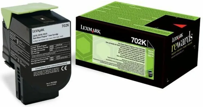 LEXMARK 702K tonercartridge de Lexmark en Noir – photo produit