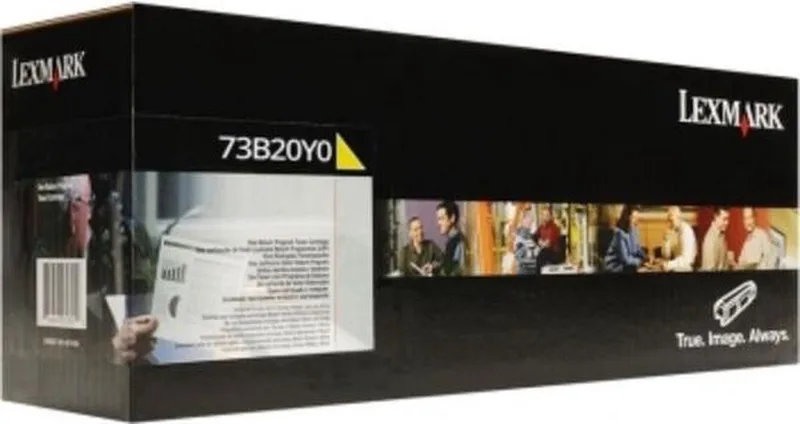 Lexmark 73B20Y0 tonercartridge 1 stuk(s) Origineel von Lexmark in Gelb – Produktfoto