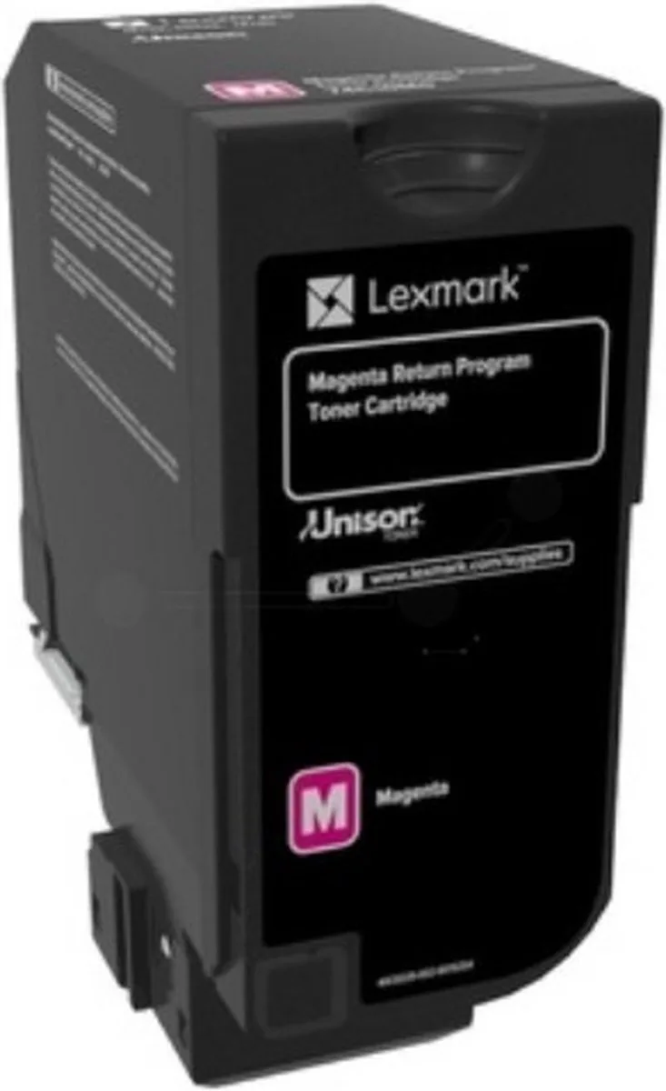 Lexmark - 74C2HME - Toner von Lexmark in Magenta – Produktfoto