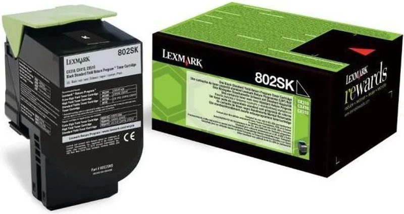 LEXMARK 802SK tonercartridge van Lexmark in Zwart – productfoto