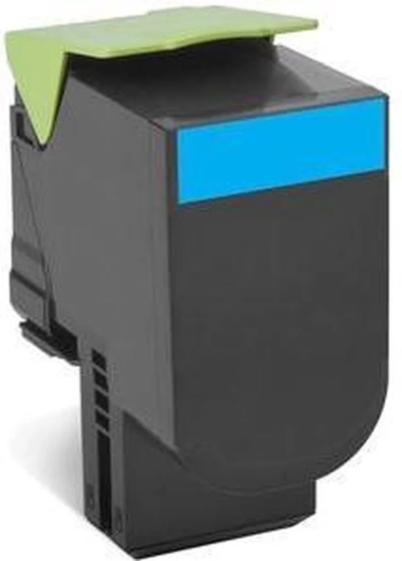 Lexmark - 80C2HCE - Toner van Lexmark in Cyaan – productfoto